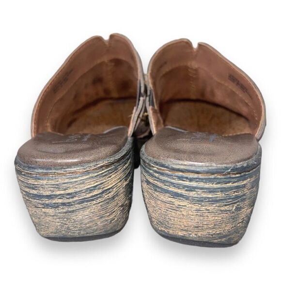 BOC Born Concepts Pontine Slip On Clogs Brown Leather Women's 7M - Picture 5 of 12